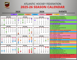 2025-26 ahf calendar of events